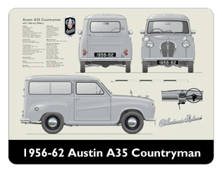 Austin A35 Countryman 1956-62 Mouse Mat